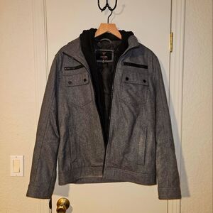 GUESS Gray Men's Jacket Size M